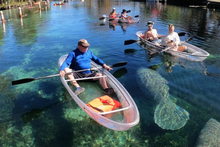 a group of people on a boat in the water