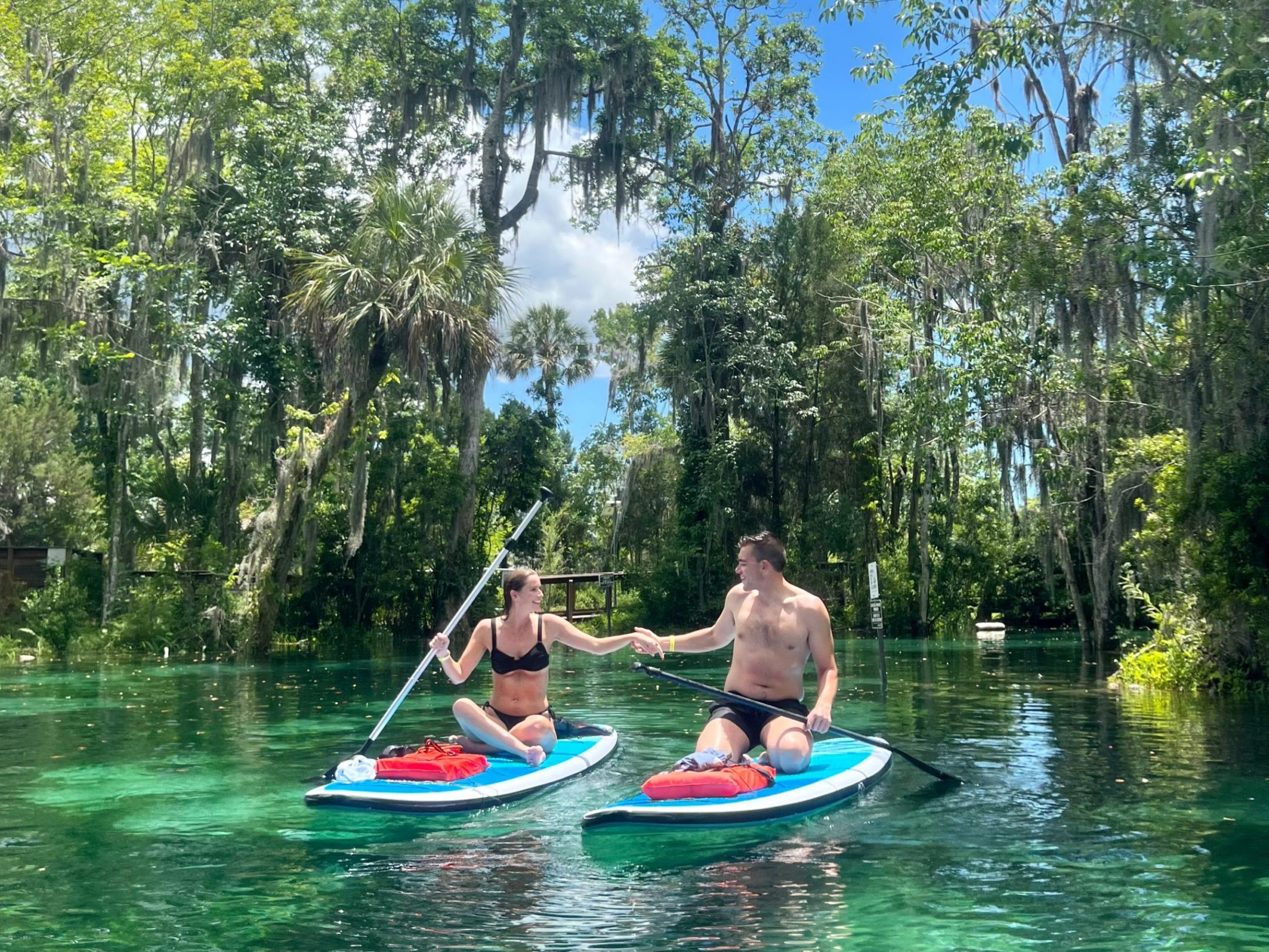 Kayaking Three Sisters Springs
